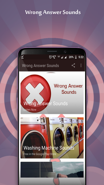 Wrong Answer Sounds - Image screenshot of android app