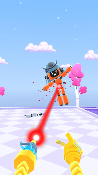 Power Hands - Robot Battle - Gameplay image of android game