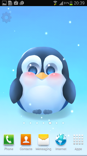 Chubby Pengu Live Wallpaper - عکس برنامه موبایلی اندروید