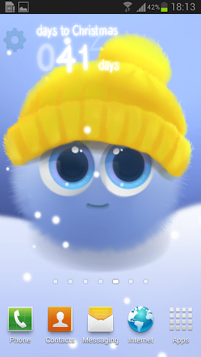 Fairy Puff Live Wallpaper - Image screenshot of android app