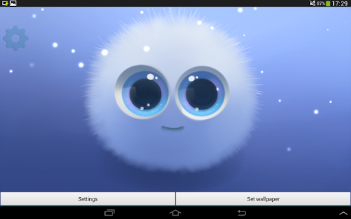 Fairy Puff Live Wallpaper - Image screenshot of android app