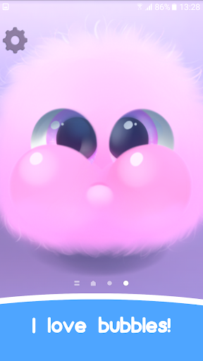Fluffy Bubble Live Wallpaper - Image screenshot of android app