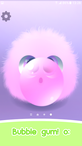 Fluffy Bubble Live Wallpaper - Image screenshot of android app
