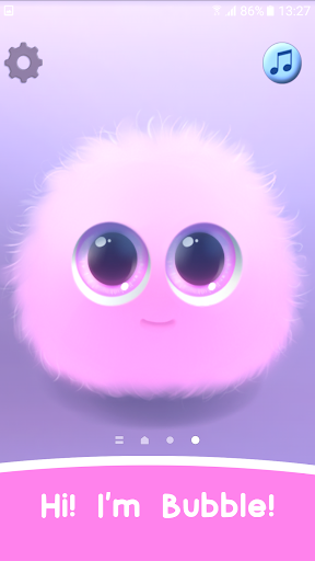 Fluffy Bubble Live Wallpaper - Image screenshot of android app