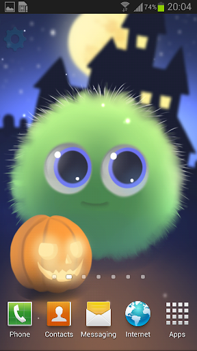 Fluffy Chu Live Wallpaper - Image screenshot of android app