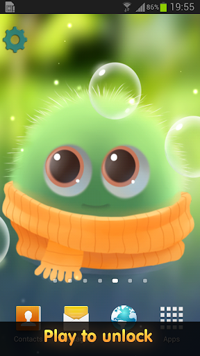 Fluffy Chu Live Wallpaper - Image screenshot of android app