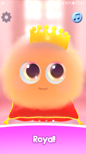Fluffy Orange Live Wallpaper - Image screenshot of android app