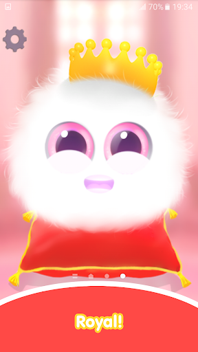 Fluffy Peach Live Wallpaper - Image screenshot of android app