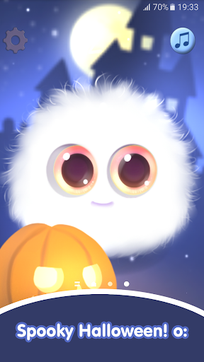 Fluffy Peach Live Wallpaper - Image screenshot of android app