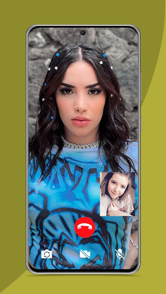 Kimberly Loaiza Call - Fake Vi - Image screenshot of android app
