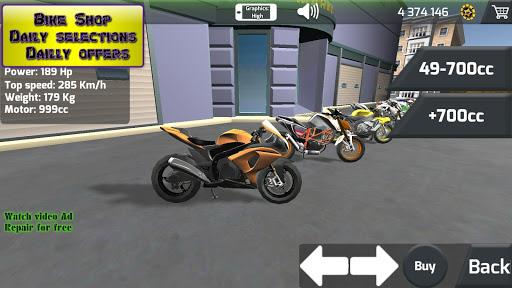 Moto Drag Racing - Gameplay image of android game