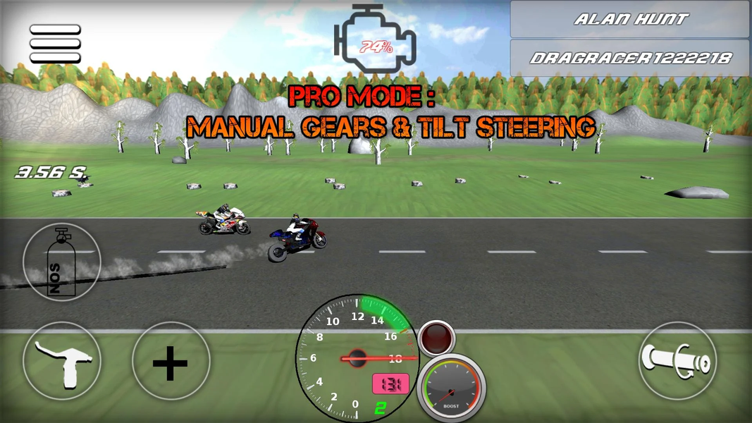 Drag bikes - Motorbike racing - عکس بازی موبایلی اندروید