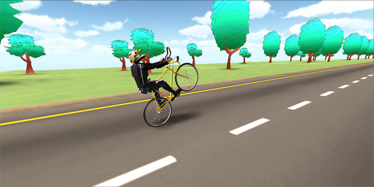 Wheelie Bike 2D - wheelie game - Gameplay image of android game