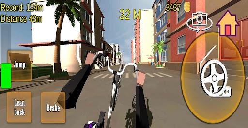 Wheelie Bike 3D - Gameplay image of android game