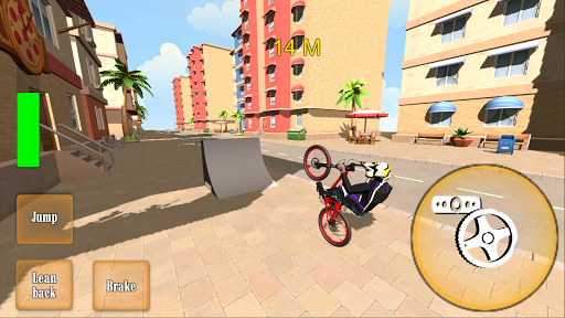 Wheelie Bike 3D - BMX wheelie - Gameplay image of android game