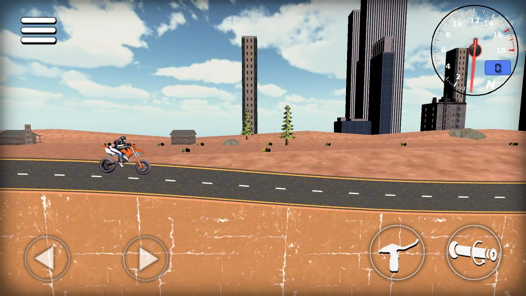 Motorbike Rider - nitro motorb - عکس بازی موبایلی اندروید