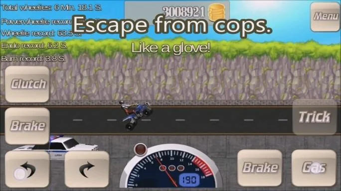 Stunt King - Wheelie Motorbike - عکس بازی موبایلی اندروید