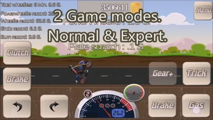 Stunt King - Wheelie Motorbike - عکس بازی موبایلی اندروید