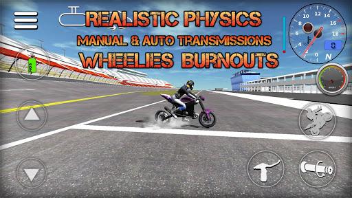 Wheelie King 2 - motorcycle 3D - Gameplay image of android game