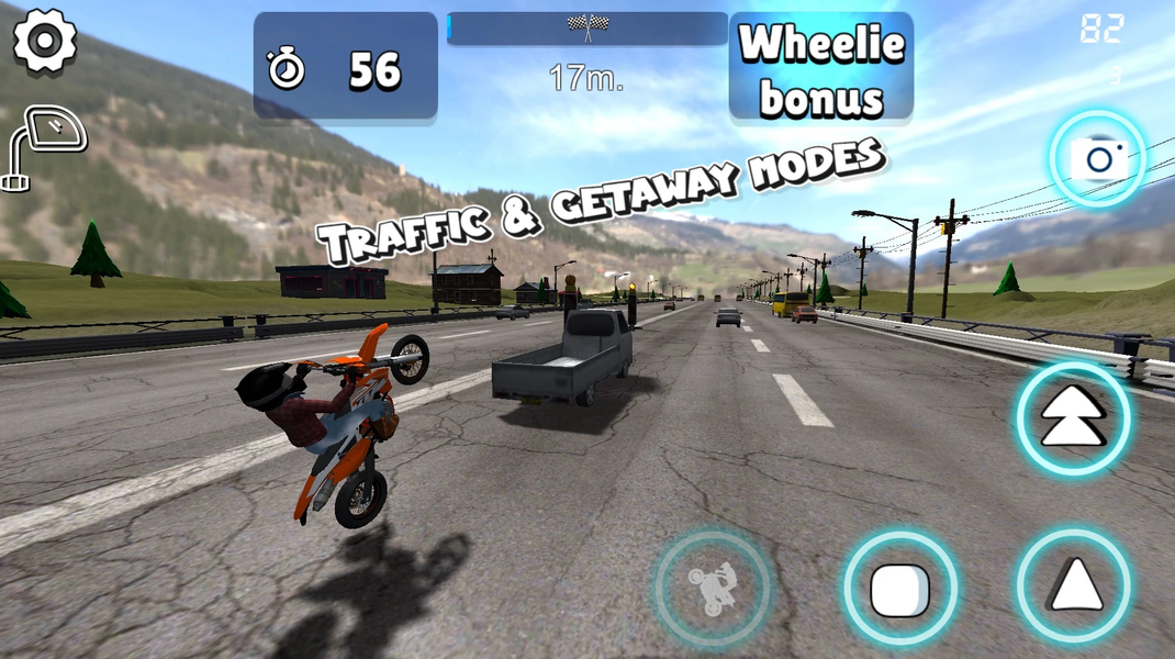 Wheelie King 6 - 3D Racing - Gameplay image of android game