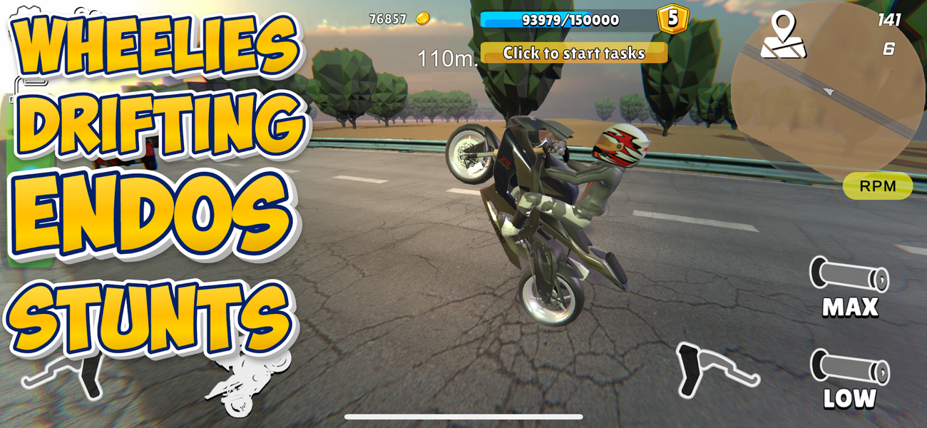 Wheelie King 7 – Bike Wheelie - Gameplay image of android game