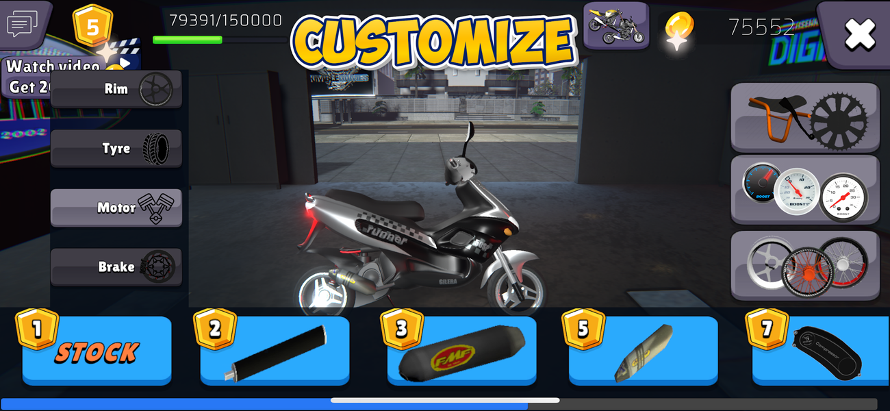 Wheelie King 7 – Bike Wheelie - Gameplay image of android game