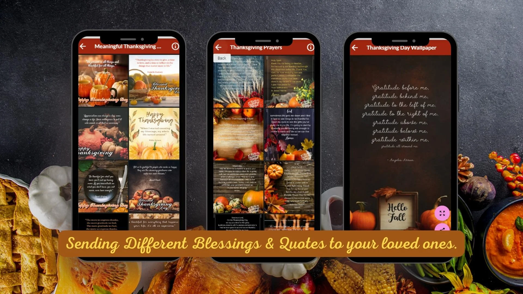 Thanksgiving Day Blessings - Image screenshot of android app