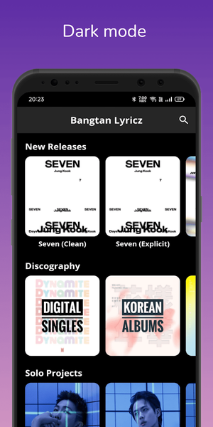 Bangtan Lyricz - Image screenshot of android app