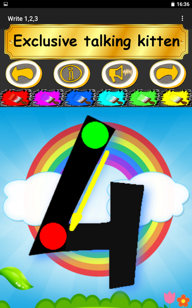 Write ۱۲۳ - Learn Kids Numbers - عکس برنامه موبایلی اندروید
