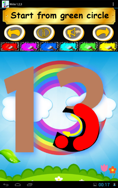 Write ۱۲۳ - Learn Kids Numbers - عکس برنامه موبایلی اندروید
