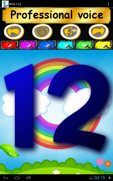 Write ۱۲۳ - Learn Kids Numbers - عکس برنامه موبایلی اندروید