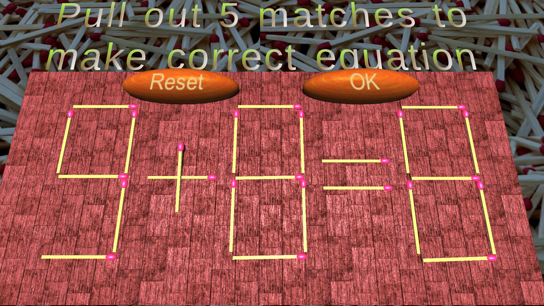 Math :Matches Puzzles - عکس بازی موبایلی اندروید
