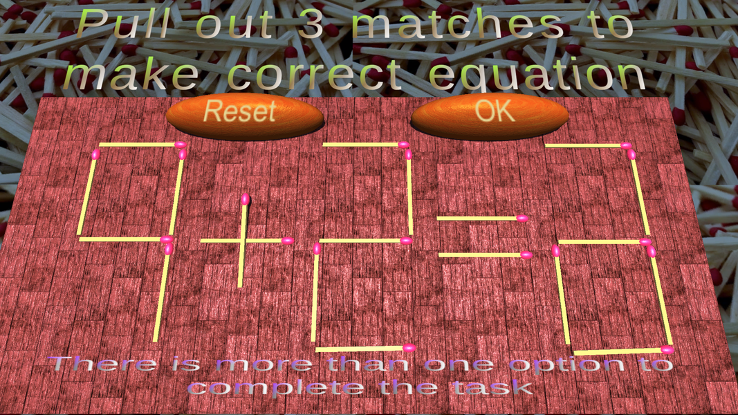 Math :Matches Puzzles - عکس بازی موبایلی اندروید