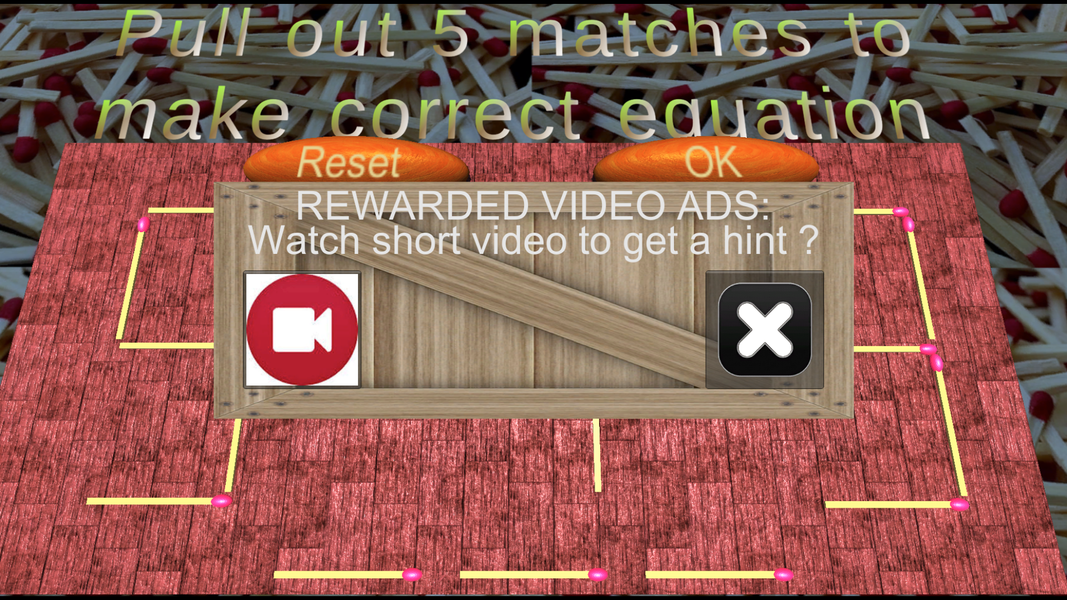 Math :Matches Puzzles - عکس بازی موبایلی اندروید