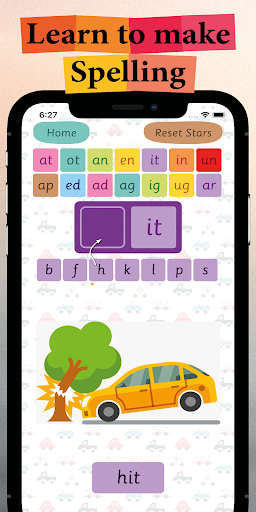 CVC ۳ Letter Words and Phonics - عکس برنامه موبایلی اندروید