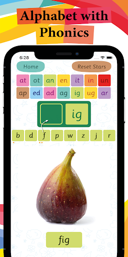 CVC ۳ Letter Words and Phonics - عکس برنامه موبایلی اندروید