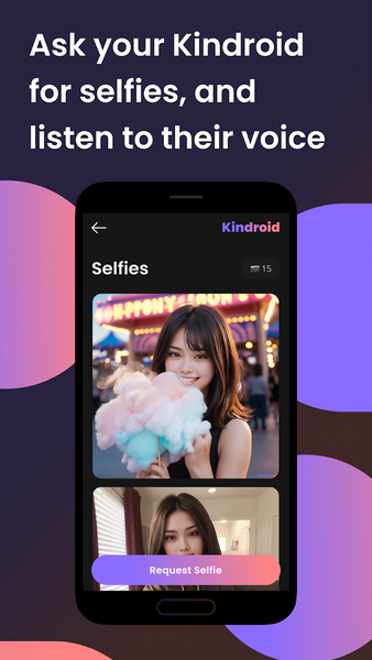 Kindroid: Your Personal AI - عکس برنامه موبایلی اندروید