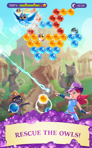 Bubble Witch ۳ Saga - عکس بازی موبایلی اندروید