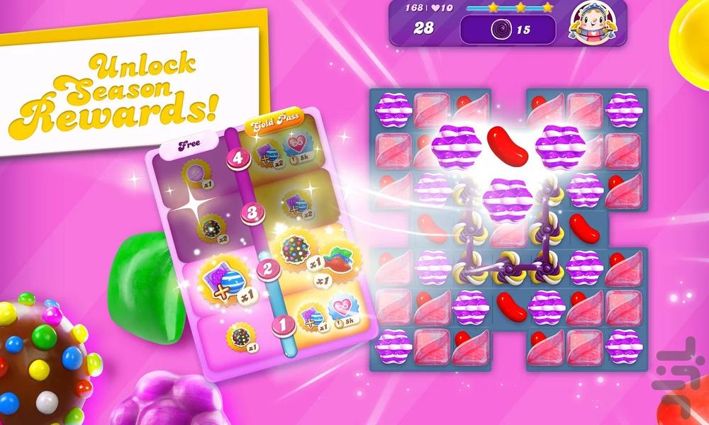 Candy Crush Saga – کندی کراش - عکس بازی موبایلی اندروید
