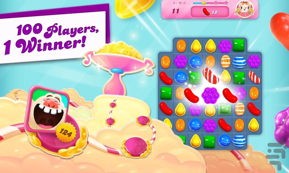 Candy Crush Saga – کندی کراش - عکس بازی موبایلی اندروید