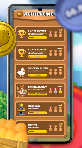 Chicken King - Gameplay image of android game