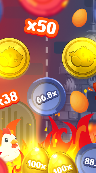 Chicken King - Gameplay image of android game