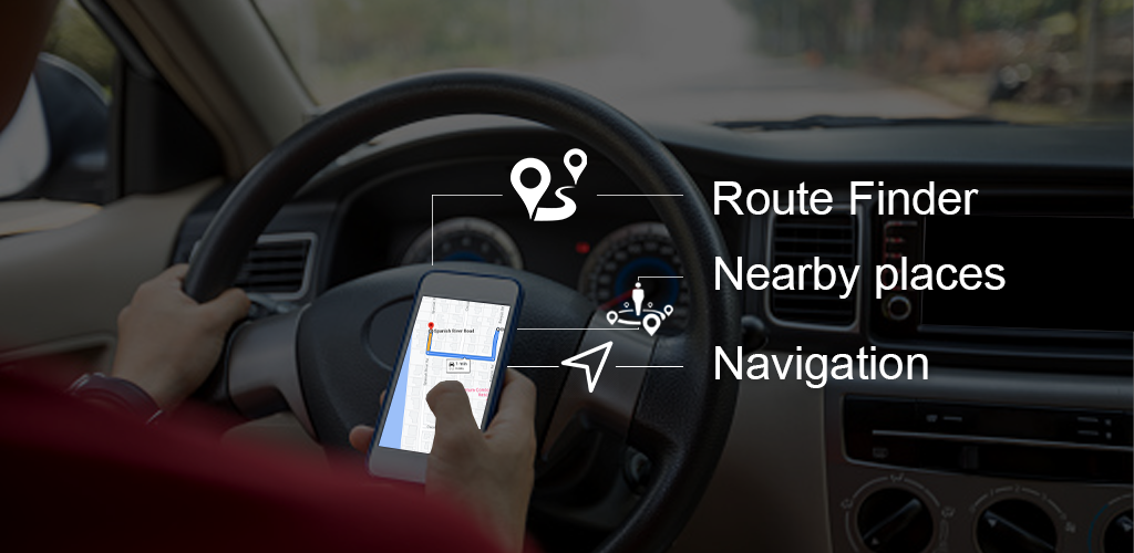 GPS Route Finder location apps - عکس برنامه موبایلی اندروید