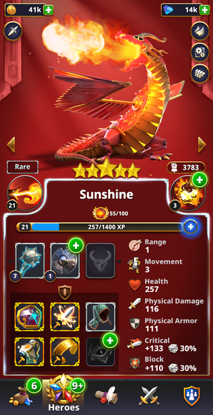 Rivengard - Clash Of Legends - Gameplay image of android game