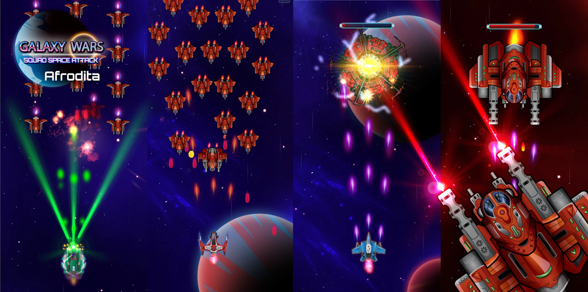 Space Shooter: spaceship - Gameplay image of android game