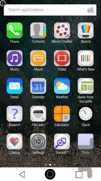 theme ios 11 - Image screenshot of android app