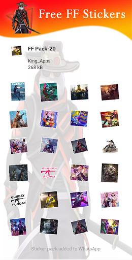 Free FF Stickers Packs - WAStickersApp - عکس برنامه موبایلی اندروید