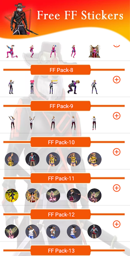 Free FF Stickers Packs - WAStickersApp - عکس برنامه موبایلی اندروید