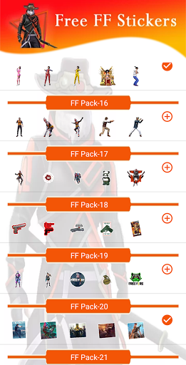 Free FF Stickers Packs - WAStickersApp - عکس برنامه موبایلی اندروید