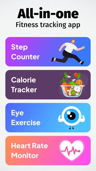 Pedometer & Calorie Counter - عکس برنامه موبایلی اندروید